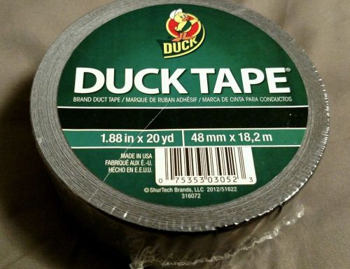 Duck Tape Black  1.88in x 20 yrds