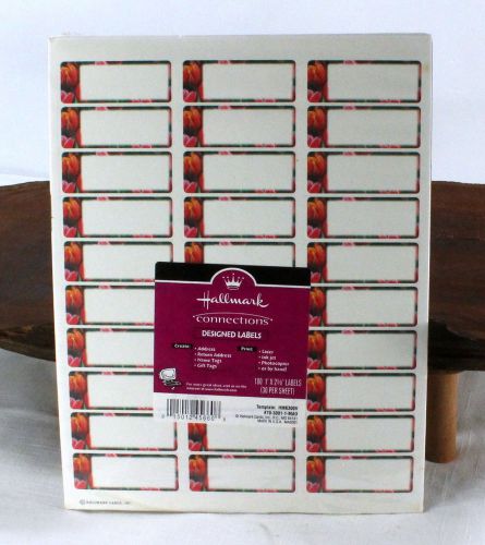 Hallmark Connections Designed Labels Roses Return Address 180 Labels bbb188