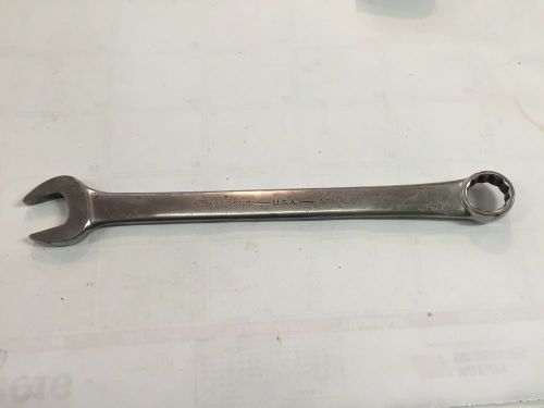 Armstrong 25-232 12-point Long Combination Wrench 1&#034; USA High Quality Tool