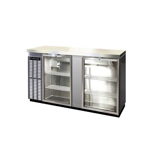 Continental Refrigerator BBC69S-SS-GD Back Bar Cabinet, Refrigerated