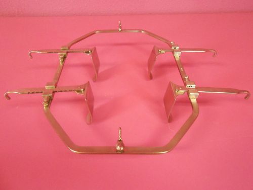 Weck surgical 4 fenestrated blade abdominal retractor set gsh or 75 stainless for sale