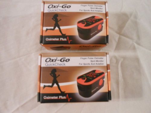 Oxi-Go Finger Pulse Oximeter Spot-Monitor for Sports and Aviation
