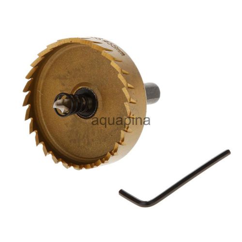 55mm durable stainless steel carbide tipped hss hole saw drill bit cutter for sale