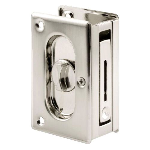 Door lock 3 prime line products n 7367 pocket door privacy lock pull 4 inch sati for sale