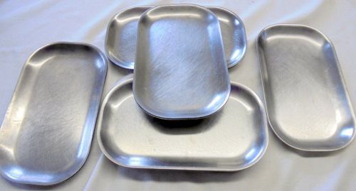 16 good used stainless steel food warmer pans plates heated  serving 11&#034; x 6.5&#034;