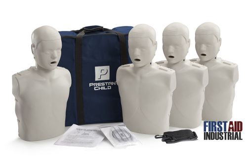 Prestan Child CPR AED Training Manikin Light Skin 4 Pack Mannequin PP-CM-400