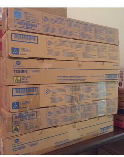 Lot of 3C, 2Y, 1M Toners Biz-hub  TN-319