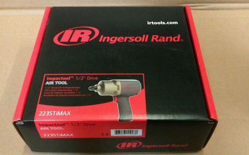 New 2235timax Ingersoll-Rand Air Impact 1/2 Pneumatic Wrench 1350ft# nut bustin