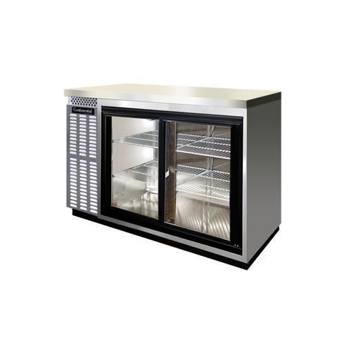 Continental Refrigerator BBC59S-SS-SGD-PT Back Bar Cabinet, Refrigerated