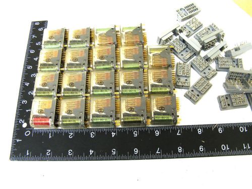19 american zettler relays 431-80-1l 24vdc coil 6pdt 7.5a contacts for sale