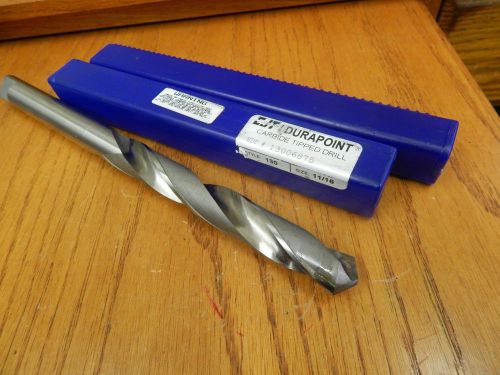 Durapoint 11/16&#034; Diameter Carbide Tipped Drill