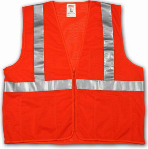Tingley Job Sight 2X/3X Polyester Orange Mesh, Safety Vest V70639.2X-3X
