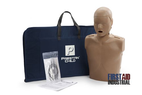 Prestan Child CPR Manikin Dark Skin CPR AED Training Mannequin PP-CM-100-DS