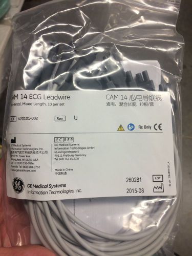 GE MAC 5500 5000 CAM 14 ECG Leadwire Set - NEW EKG