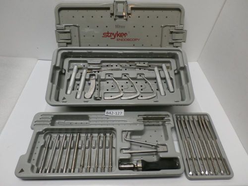 Stryker ENDOSCOPY Nutrace Orthopedic Spine Reamer Set Orthopedic Instruments