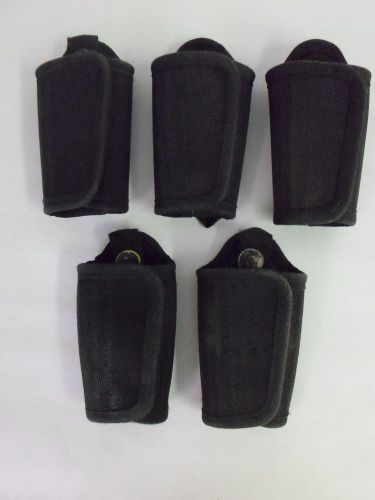 Lot of 5 bianchi accumold nylon silent key holder for police duty belts for sale