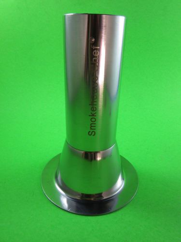 #22 wide mouth meat grinder stuffing tube funnel stainless steel 6&#034; long x 2&#034; for sale