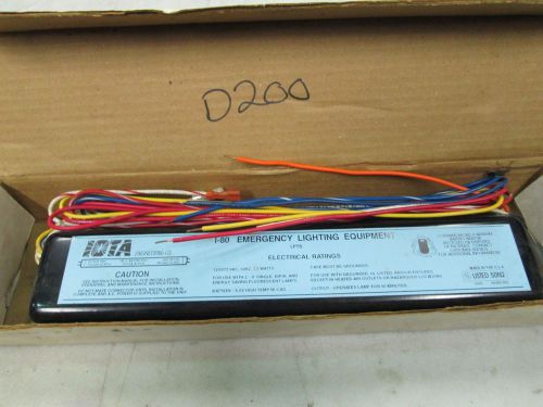 IOTA Ballast #50N2/1-80 Emergency Lighting Equip. 120/277VAC 60 Hz 3.5W (NIB)