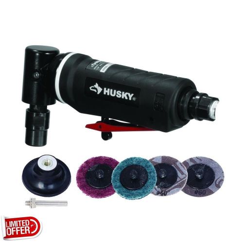 New husky h4230c 1/4 inch angle die grinder kit air for sale