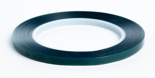 Bertech 1/8&#034; wide x 72 yards long green masking tape, 1 mil thick on a 3&#034; core for sale