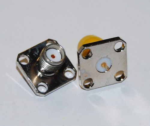 SMA FEMALE PANEL MOUNT CONNECTOR RF COAXIAL HIGH QUALITY