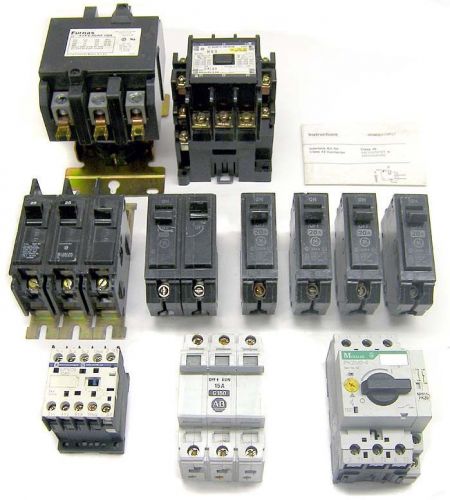 Lot 11 ge furnas ab circuit breaker contactor starter for sale