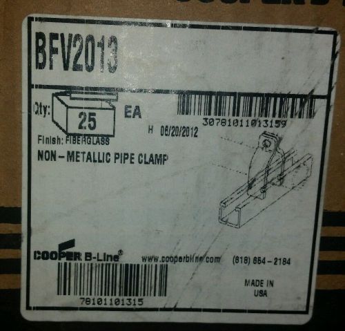 Cooper B-Line BFV2013 non metallic pipe clamp 2&#034; STD fire resistant