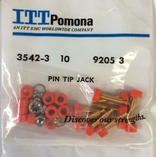 NIB Pomona 3542-3 Pin Tip Jack 10/pkg.