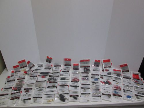 WHOLESALE LOT fuses,switches,connectors,and plugs RADIO SHACK  100 PCS.  #514