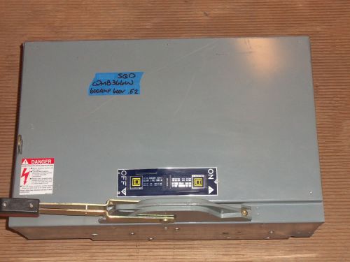 Square d qmb qmb366w 600 amp 600v fusible panelboard switch qmb326w 240v ser e2 for sale