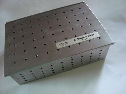 Zimmer Hall Surgical Autoclave Case 5052-12 Tool Sterilization Case Tray Box