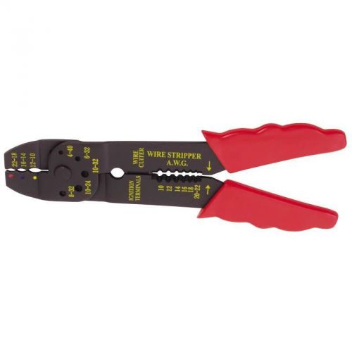 Cable crimper, 8&#034; oal, steel toolbasix wire strippers and crimping tools steel for sale