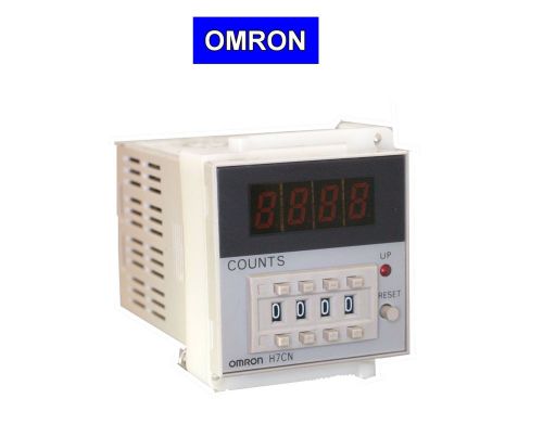 ?OMRON? Counter  ?H7CN-YLNM?  100 TO 240 Vac  ?Count 9999  ?New in Box Plus Base