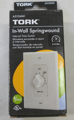 Nsi tork a515mw spring wound timer white, brand new !! for sale