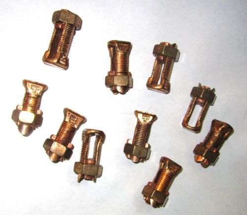 Lot 10 - burndy 14-2t - ks22-3  split bolt connector   3 wire 16-25 for sale