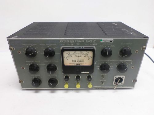 Vintage - browning laboratories klystron (microwave) power supply tvn-11c - rare for sale