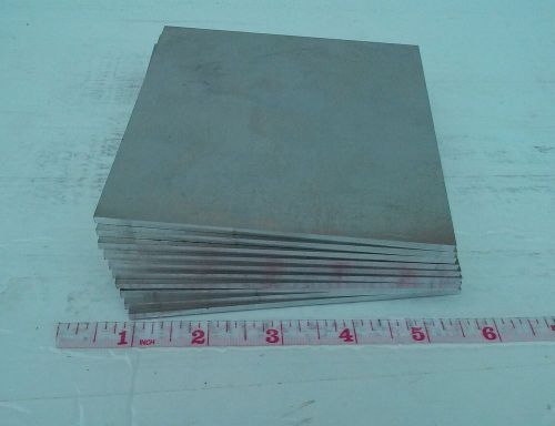 10 pieces lot 6061 aluminum mill plates .125 x 4.7 x 4.88 cnc machining tool for sale