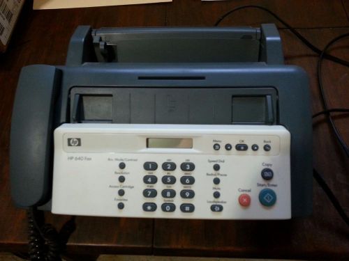 HP 640 Fax Machine/copier