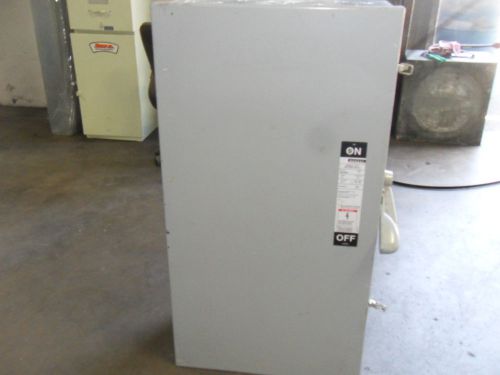 Used Murray 400 Amp 240 Volt 3 Phase  Fusible Safety Switch Disconnect