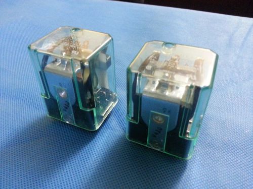 LOT OF 2 MIDTEX 157-22T200 POWER RELAY, DPDT, 120VAC, 10A, PLUG IN