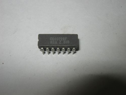 1 pc RCA CD4072BF IC Component, 14 Pin, New