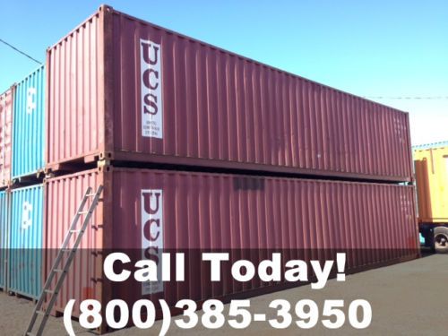 Used 40’ft Wind &amp; Watertight Steel Shipping/Storage Containers- Houston, TX