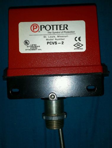 Potter Electric PCVS-2 Double Supervisory Tamper Switch Fire Alarm Sprinkler