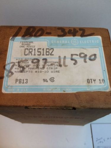 2 units general electric terminal block cr151b2 for sale