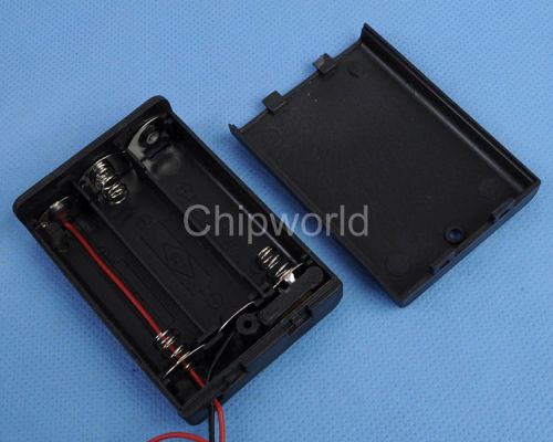 3XAA 4.5V Battery Holder Box Case Wire Omniseal with Shield 3xAA 3*AA battery