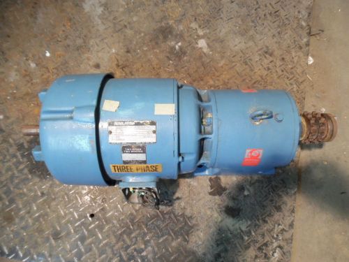 Reuland 1.5/.38 hp gear motor, #8141015, model: 14827, type: t0a-70, 460v, used for sale