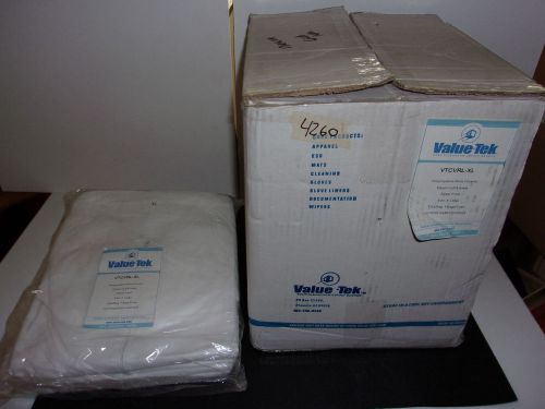 Value-Tech Polyproplylene Coveralls With Zipper New In Orignal Box 25 XL-MIS937