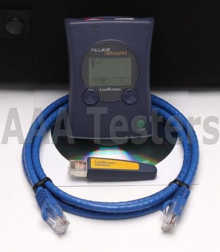 Fluke networks linkrunner network multimeter tester set for sale