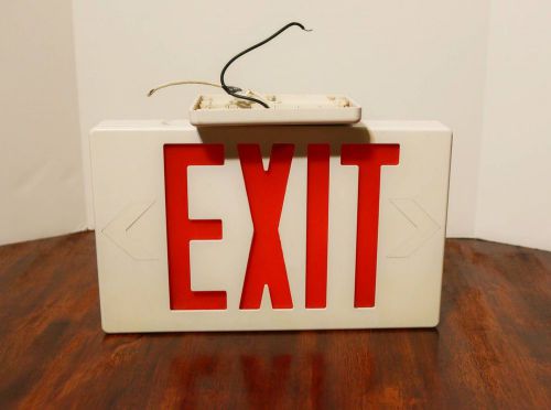 Commercial EXIT Sign - Office/Commercial Use Red &amp; White