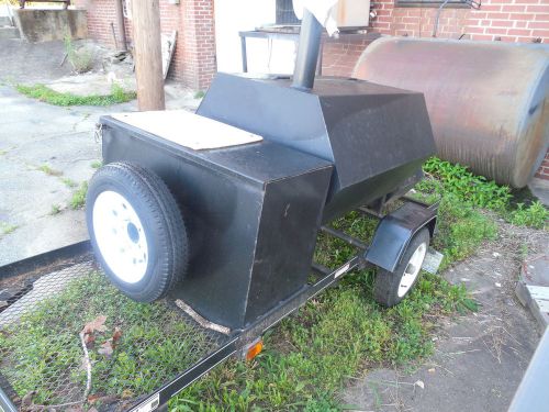 factory built trailer smoker and acc.